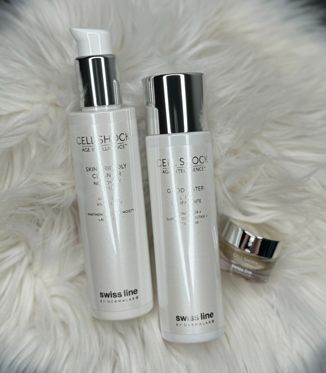 Swissline Cell Shock – Age Intelligence™ Skin Friendly Cleanser & Good Water